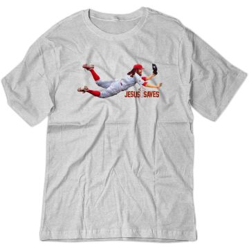 Jesus Saves Christian Baseball Ash SM
