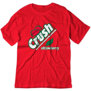 Strawberry Crush Carbonated Soda Beverage Vintage