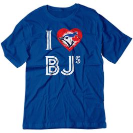  I Heart BJs T-Shirt - love bjs, funny toronto blue baseball fan  tshirt, gift for husband, boyfriend, blow jobs, bj's : Handmade Products