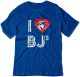 I Love BJ's Jays Baseball Sex Humor Heart