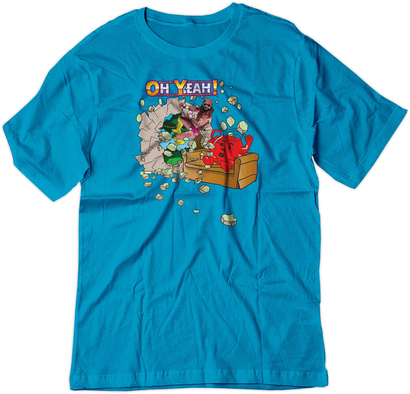 BSW Youth Oh Yeah Man Cool Macho Savage Shirt - Picture 15 of 17