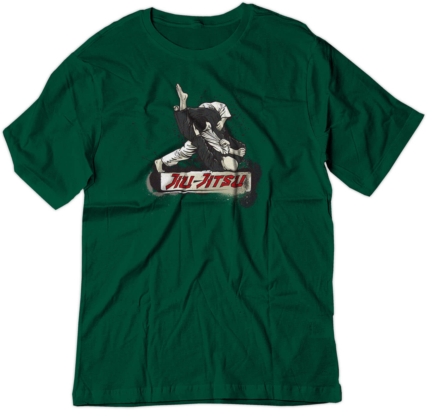 BSW Youth BRAZILIAN JIU-JITSU TRIANGLE GRAPPLING MMA FIGHT Shirt - Picture 8 of 17