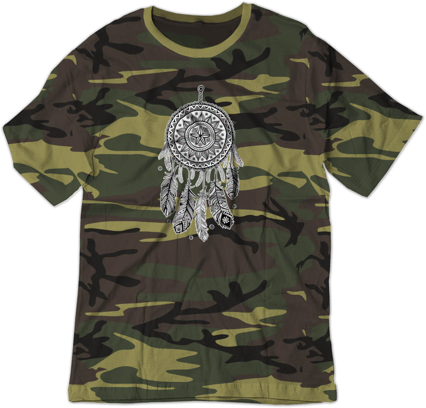 BSW Youth Dream Catcher Native Indian Nightmares Tribal Shirt - Picture 2 of 17