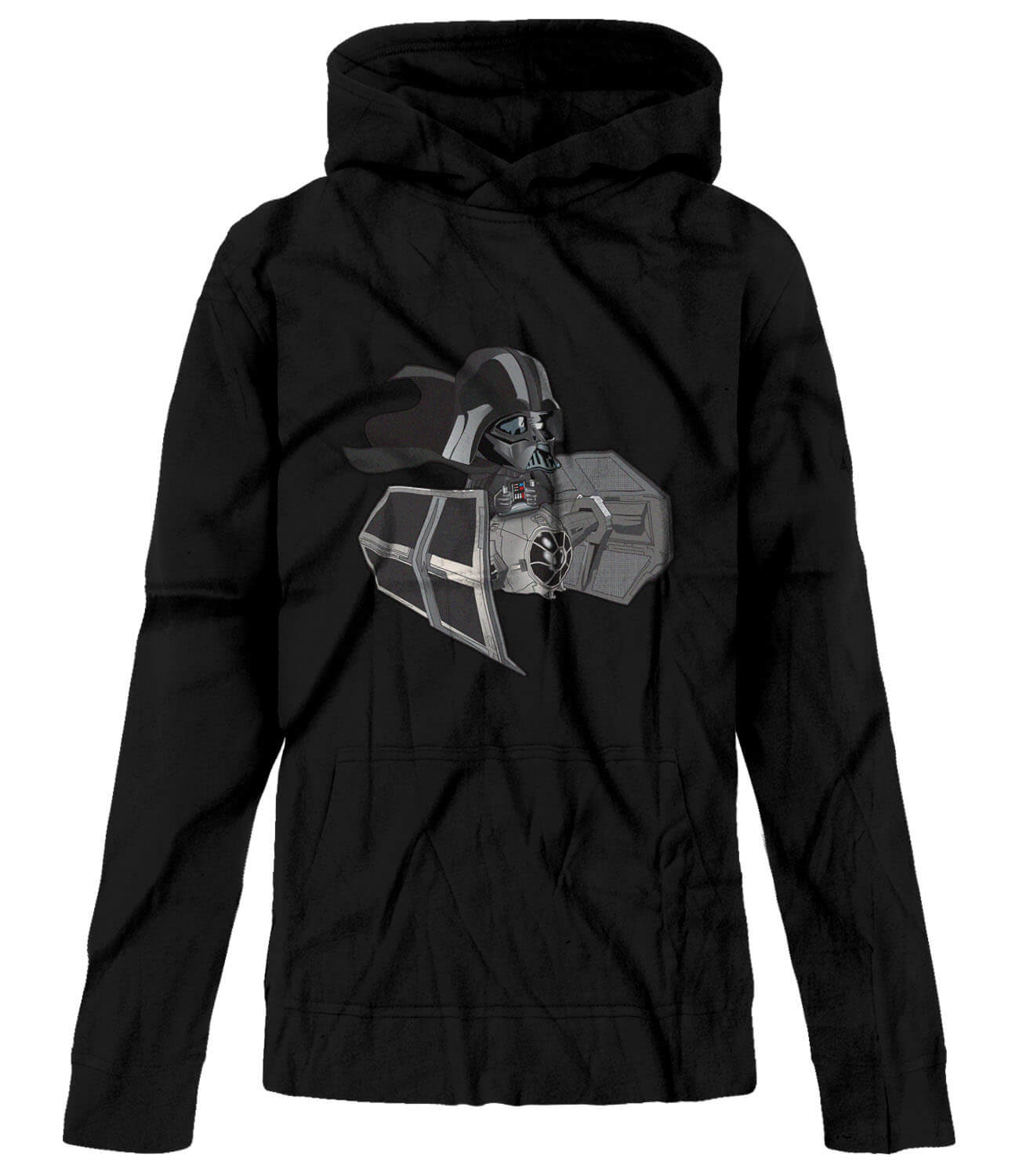 BSW Youth Baby Darth Playing Star Tie Fighter Hoodie - Picture 2 of 7
