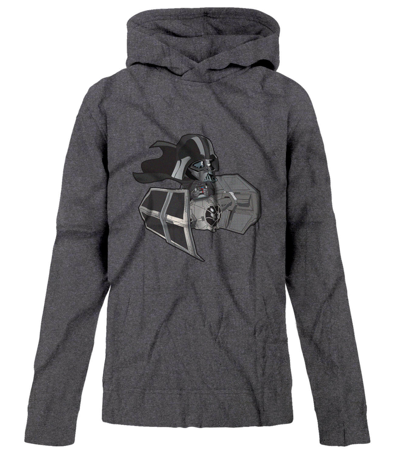 BSW Youth Baby Darth Playing Star Tie Fighter Hoodie - Picture 3 of 7