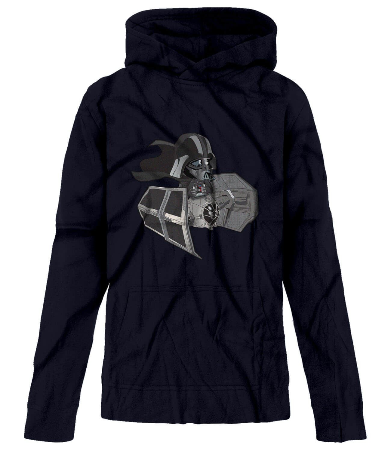 BSW Youth Baby Darth Playing Star Tie Fighter Hoodie - Picture 4 of 7