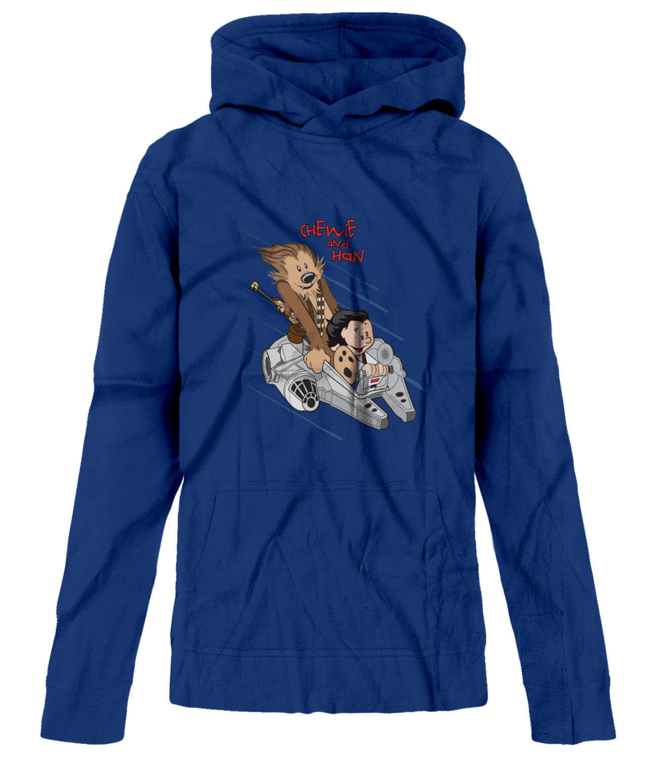 BSW Youth Best Friends Playing Space Falcon Starship Hoodie - Picture 6 of 7