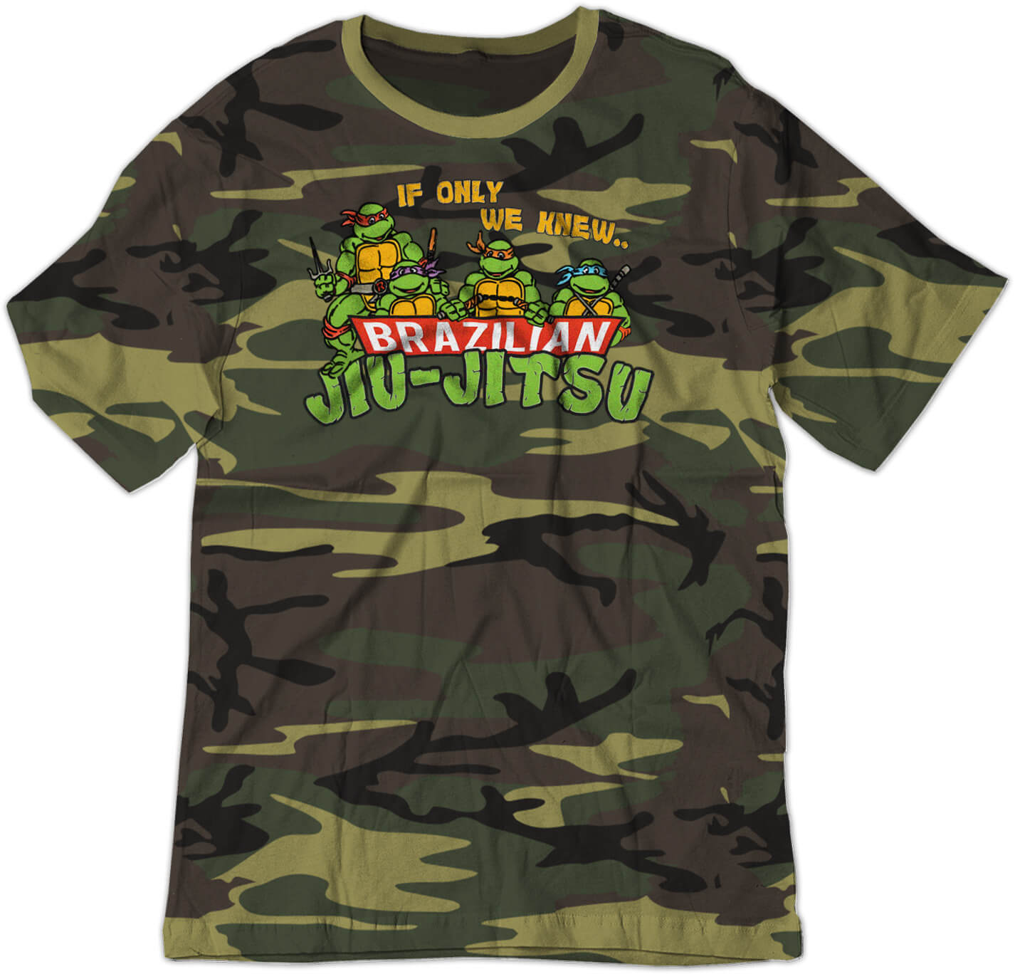 BSW Youth If Only We Knew Brazilian Jiu-Jitsu Turtles MMA Shirt - Picture 2 of 17