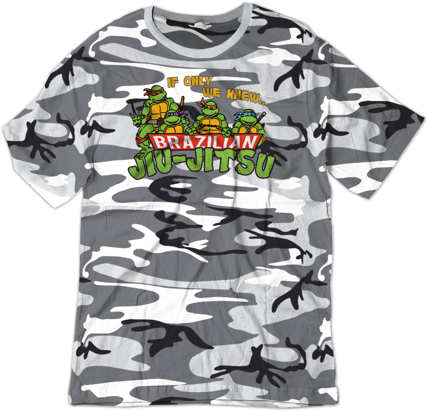 BSW Youth If Only We Knew Brazilian Jiu-Jitsu Turtles MMA Shirt - Picture 3 of 17