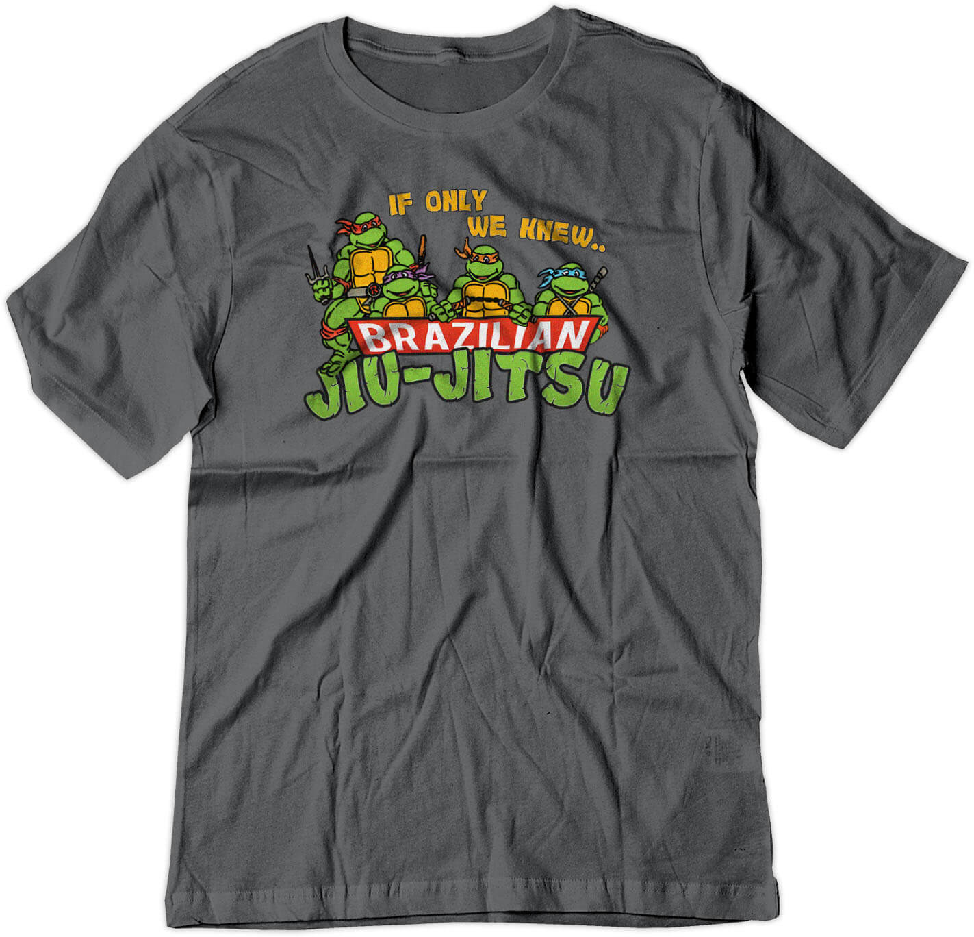 BSW Youth If Only We Knew Brazilian Jiu-Jitsu Turtles MMA Shirt - Picture 6 of 17