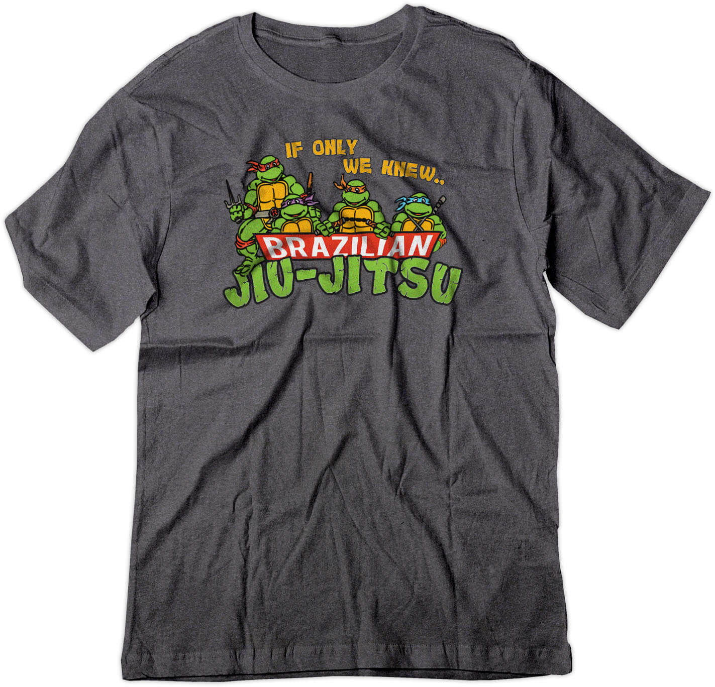 BSW Youth If Only We Knew Brazilian Jiu-Jitsu Turtles MMA Shirt - Picture 7 of 17