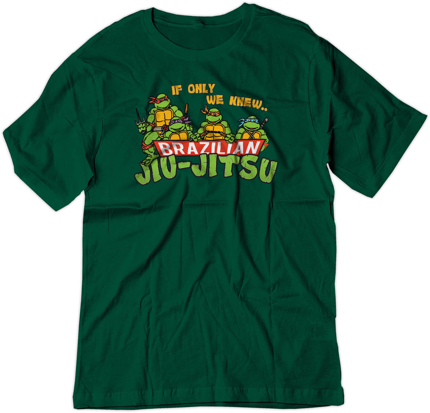 BSW Youth If Only We Knew Brazilian Jiu-Jitsu Turtles MMA Shirt - Picture 8 of 17