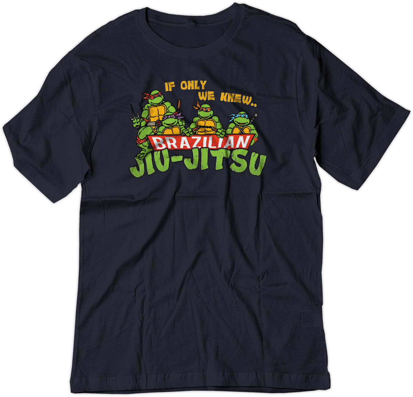 BSW Youth If Only We Knew Brazilian Jiu-Jitsu Turtles MMA Shirt - Picture 10 of 17