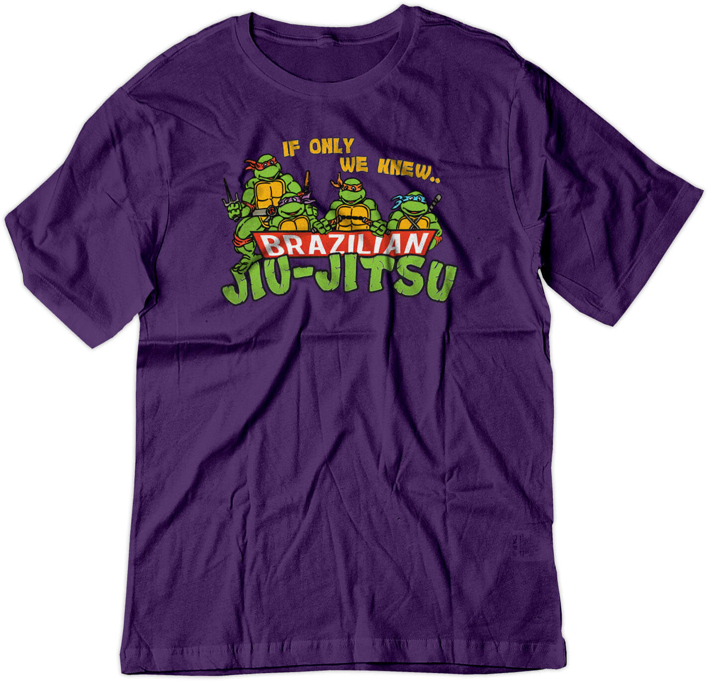 BSW Youth If Only We Knew Brazilian Jiu-Jitsu Turtles MMA Shirt - Picture 12 of 17