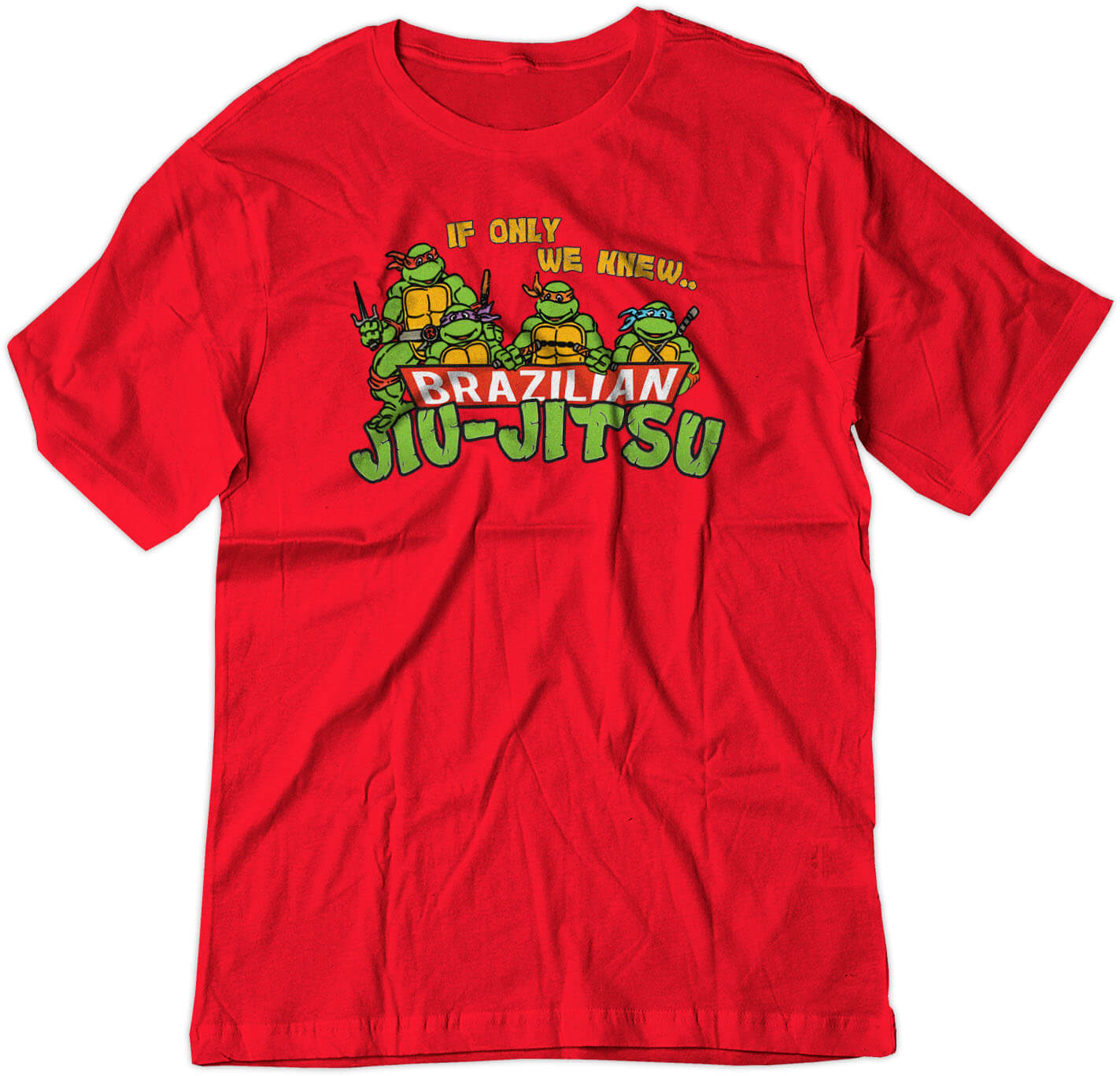 BSW Youth If Only We Knew Brazilian Jiu-Jitsu Turtles MMA Shirt - Picture 13 of 17
