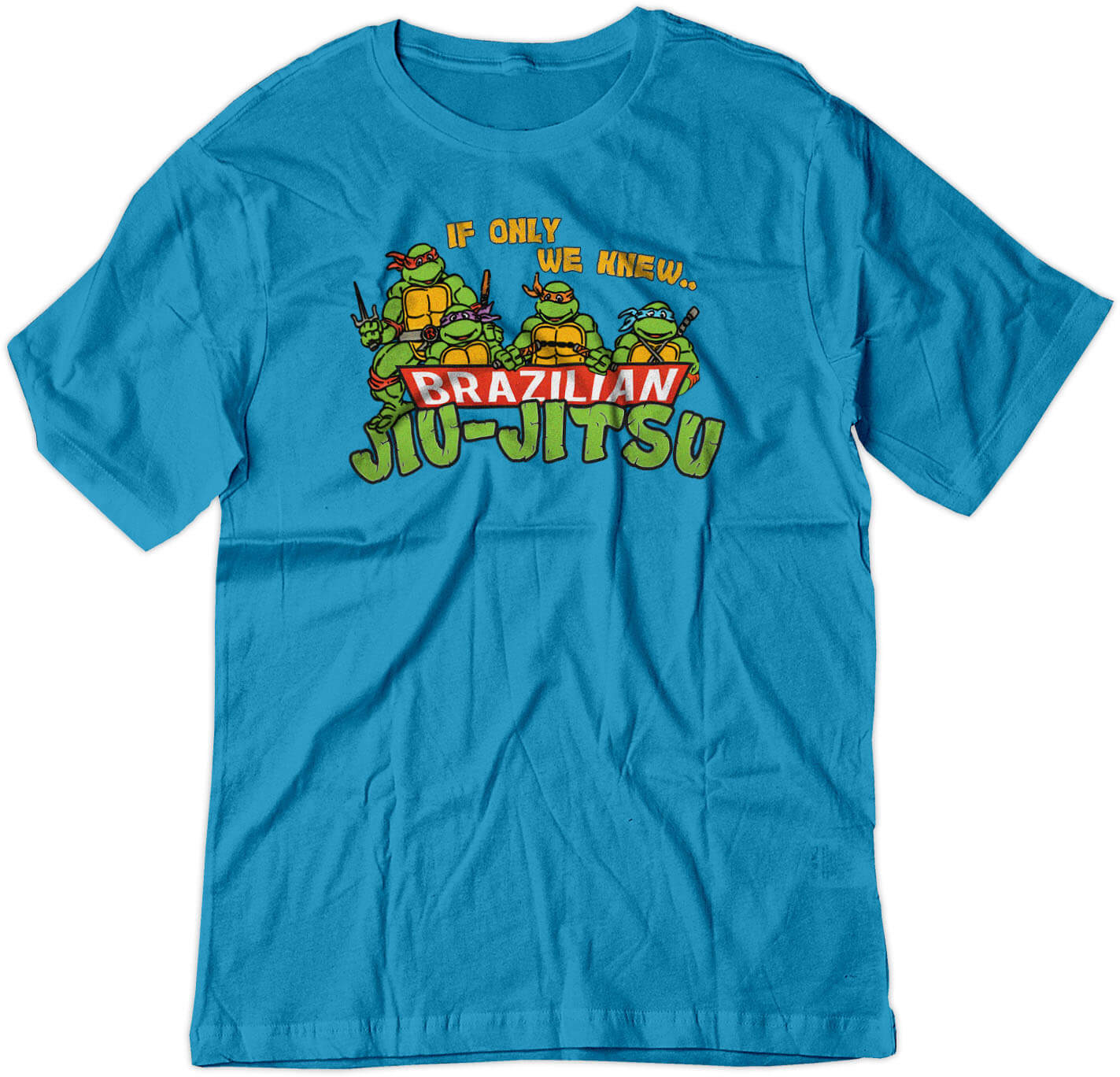 BSW Youth If Only We Knew Brazilian Jiu-Jitsu Turtles MMA Shirt - Picture 15 of 17