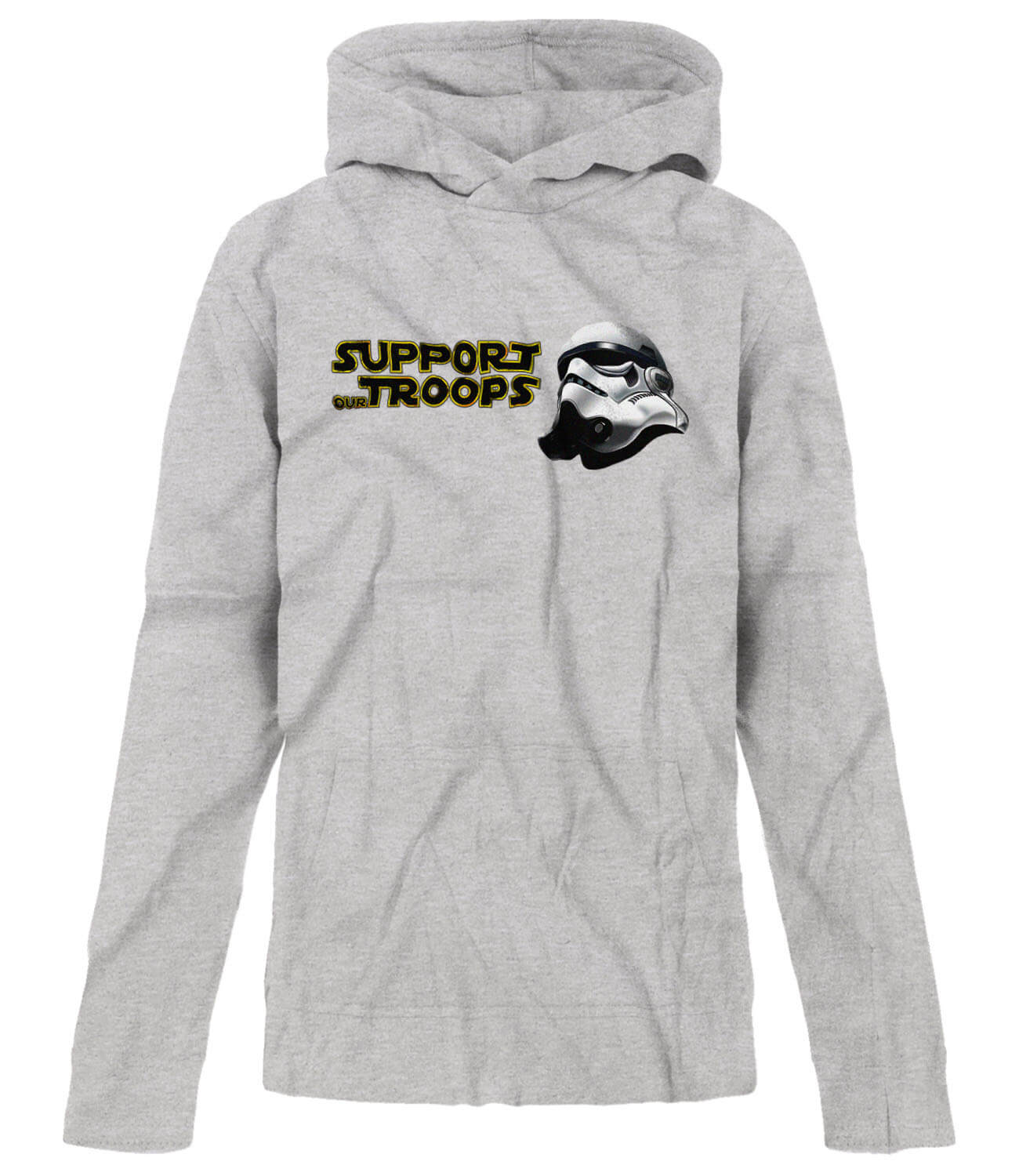 BSW Youth Support Our Troops Army War Storm Trooper Helmet Hoodie - Picture 7 of 7