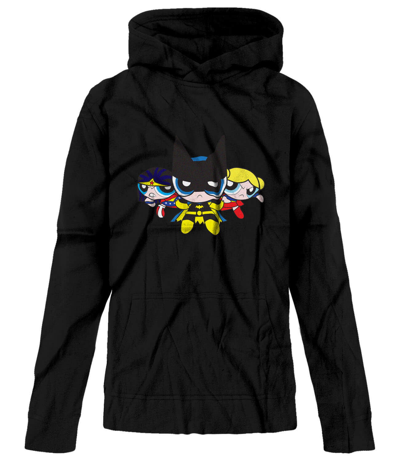 BSW Youth Super Hero Powerpuff Tough Girl Hoodie - Picture 2 of 7