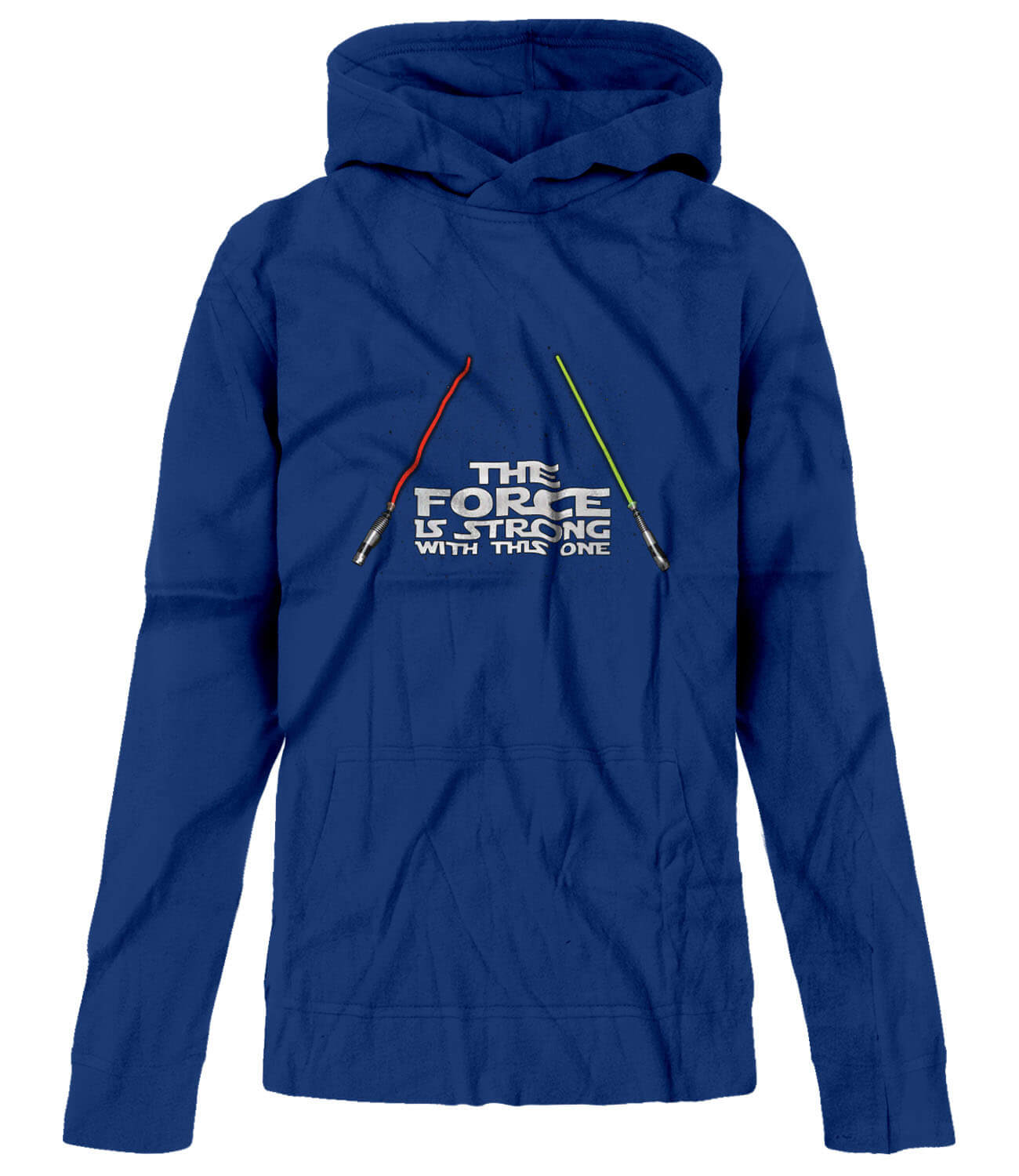 BSW Youth The Force Is Strong With This One Lightsaber Star Hoodie - Picture 6 of 7