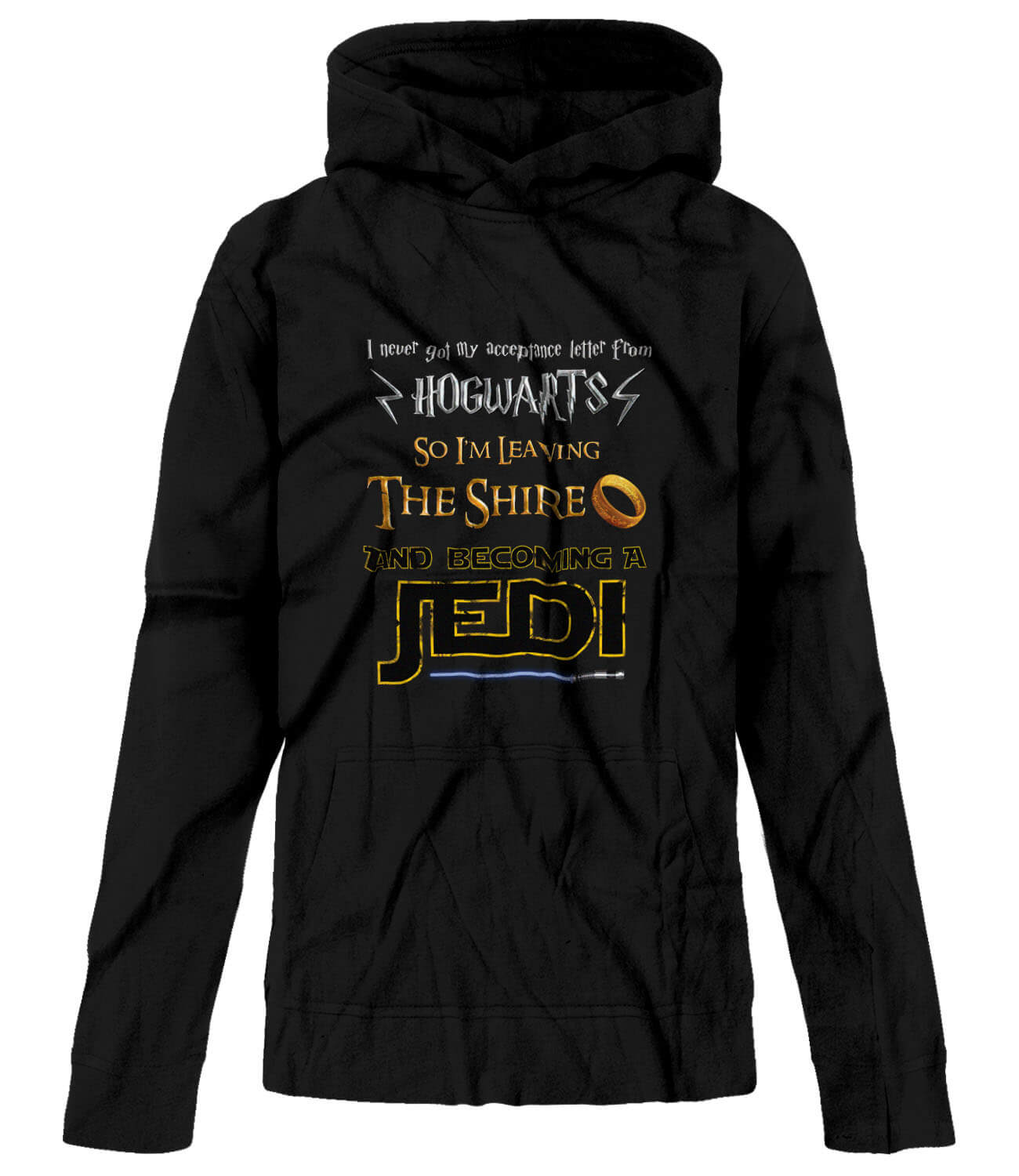 BSW Youth Wizard, Lord Rings, Star Blue Saber Fan Life Journey Hoodie - Picture 2 of 7