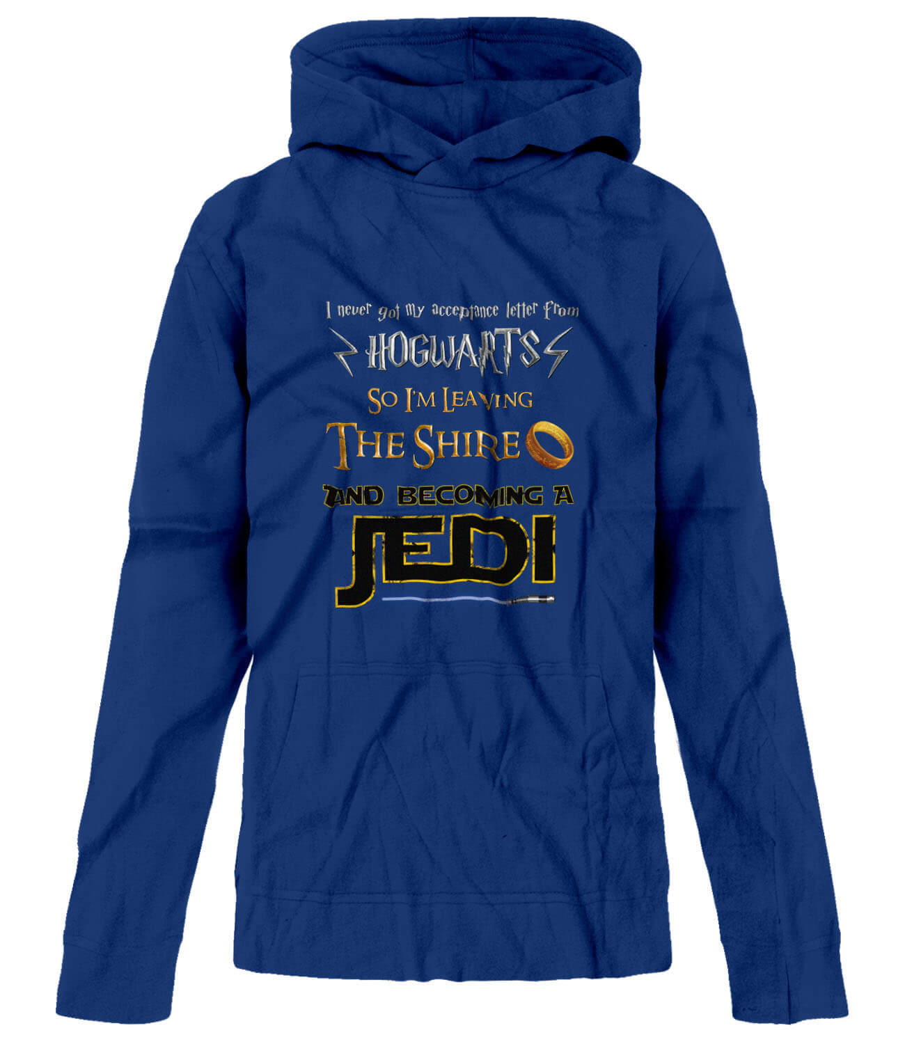 BSW Youth Wizard, Lord Rings, Star Blue Saber Fan Life Journey Hoodie - Picture 6 of 7