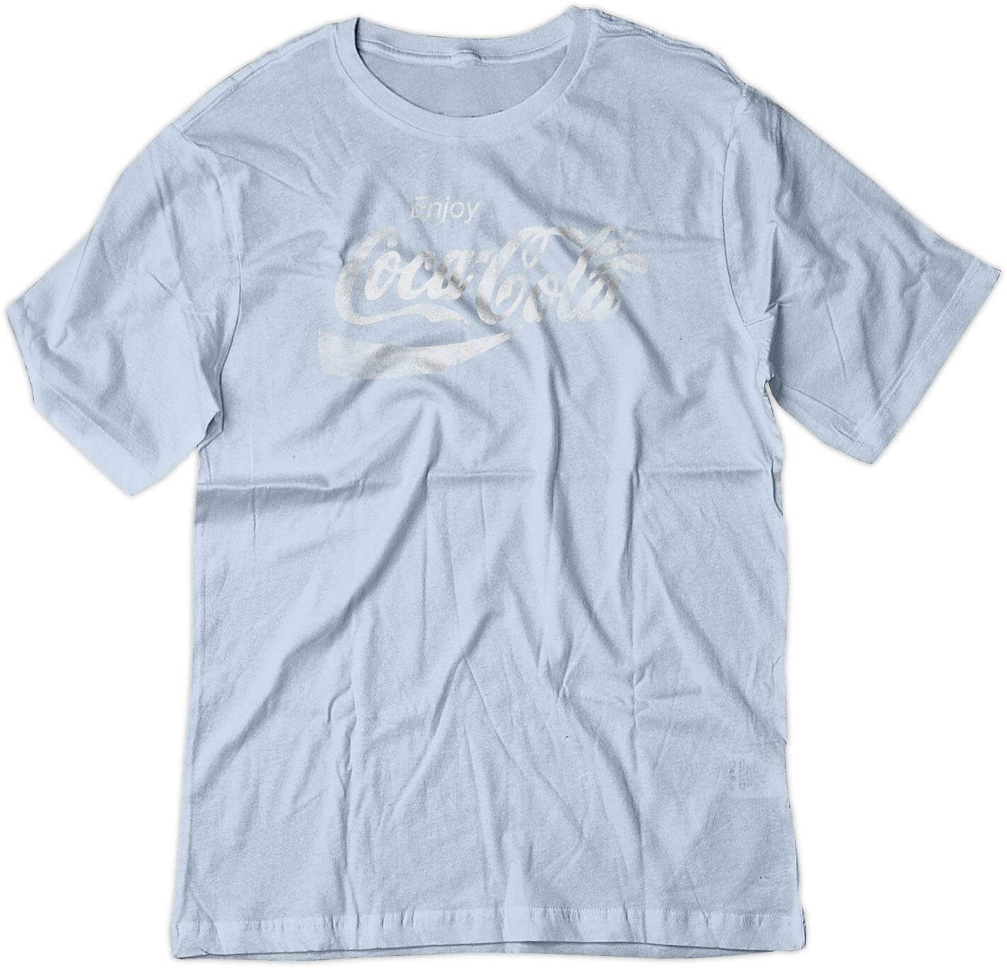 BSW Youth Enjoy Cola Pop Soda Drink Vintage Logo Shirt - Picture 5 of 17