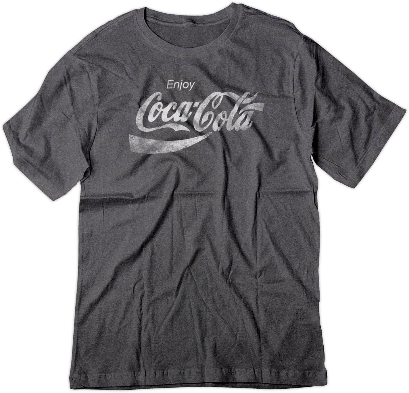 BSW Youth Enjoy Cola Pop Soda Drink Vintage Logo Shirt - Picture 7 of 17