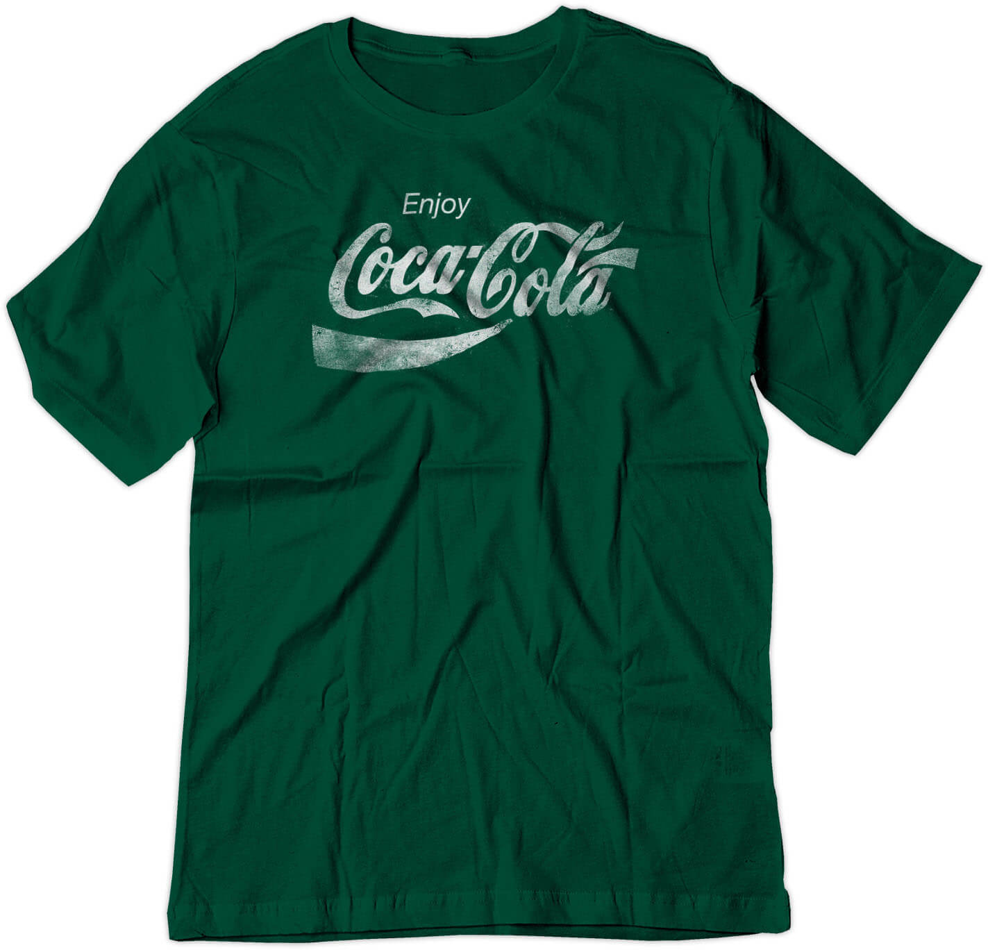 BSW Youth Enjoy Cola Pop Soda Drink Vintage Logo Shirt - Picture 8 of 17