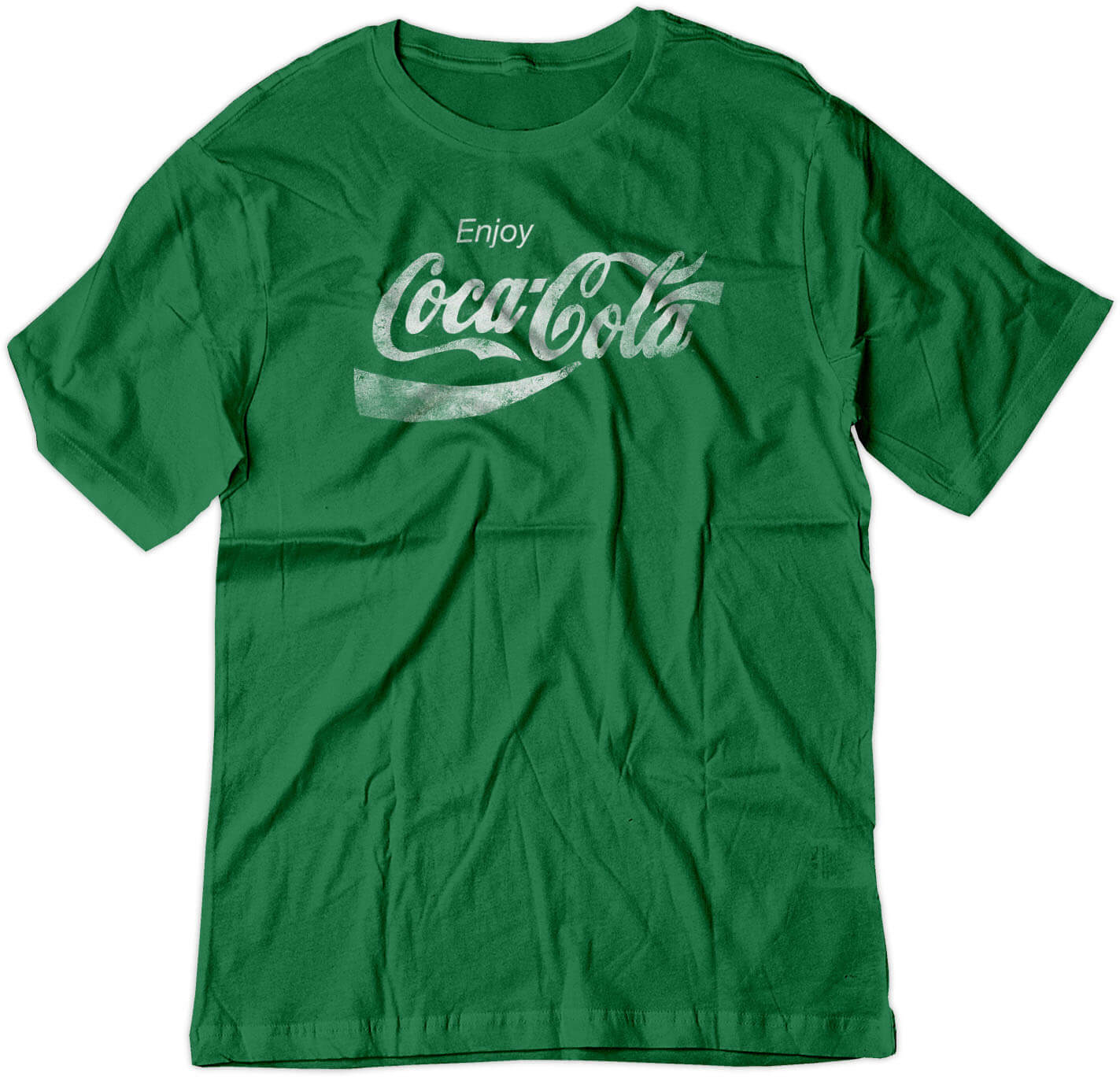 BSW Youth Enjoy Cola Pop Soda Drink Vintage Logo Shirt - Picture 9 of 17