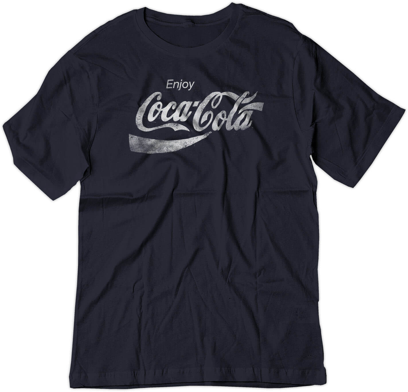 BSW Youth Enjoy Cola Pop Soda Drink Vintage Logo Shirt - Picture 10 of 17