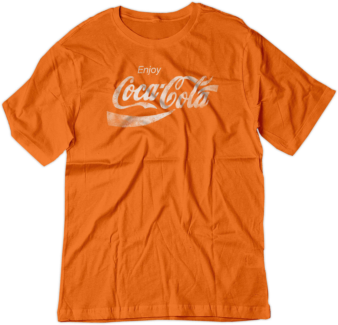 BSW Youth Enjoy Cola Pop Soda Drink Vintage Logo Shirt - Picture 11 of 17