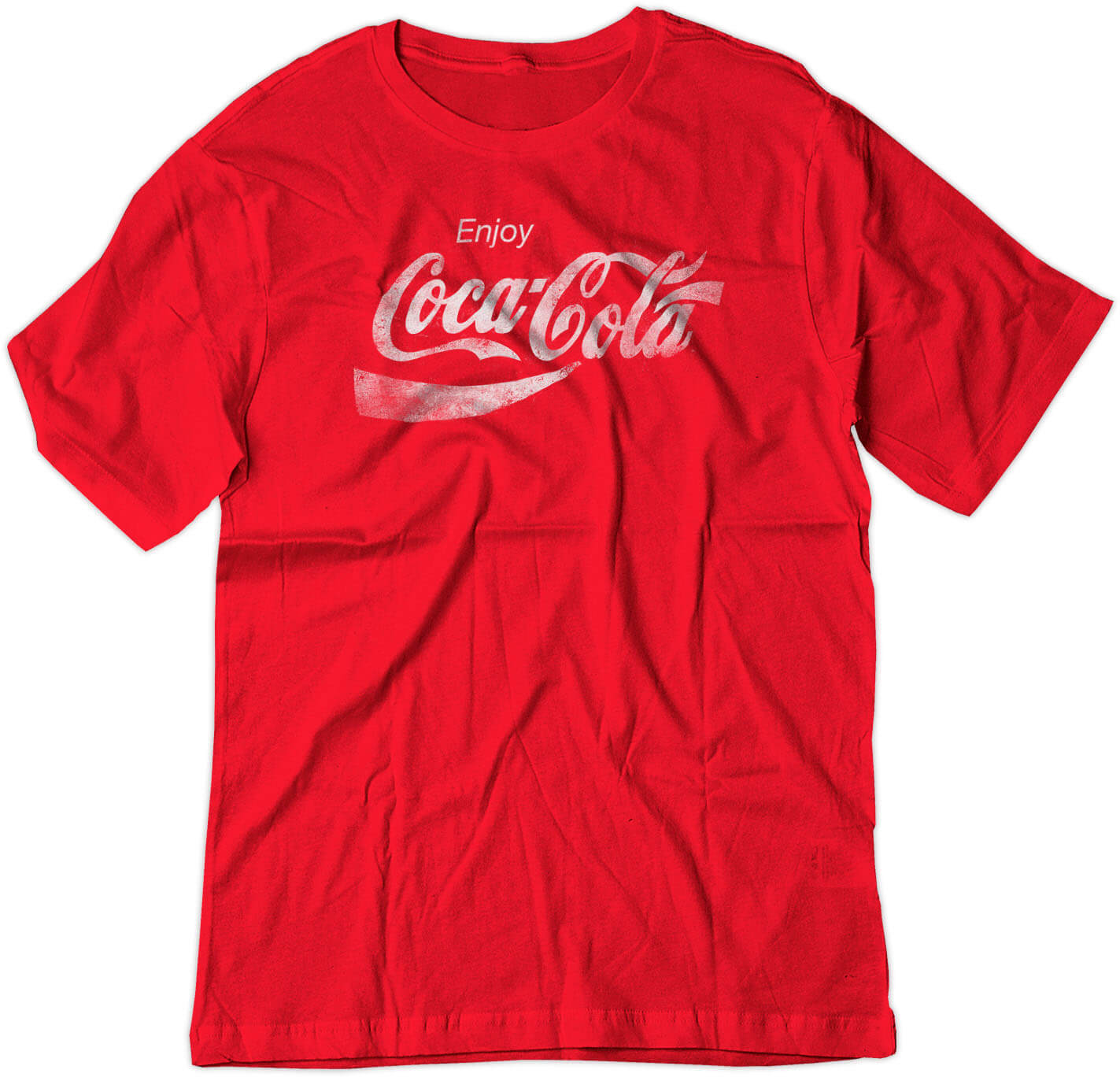 BSW Youth Enjoy Cola Pop Soda Drink Vintage Logo Shirt - Picture 13 of 17