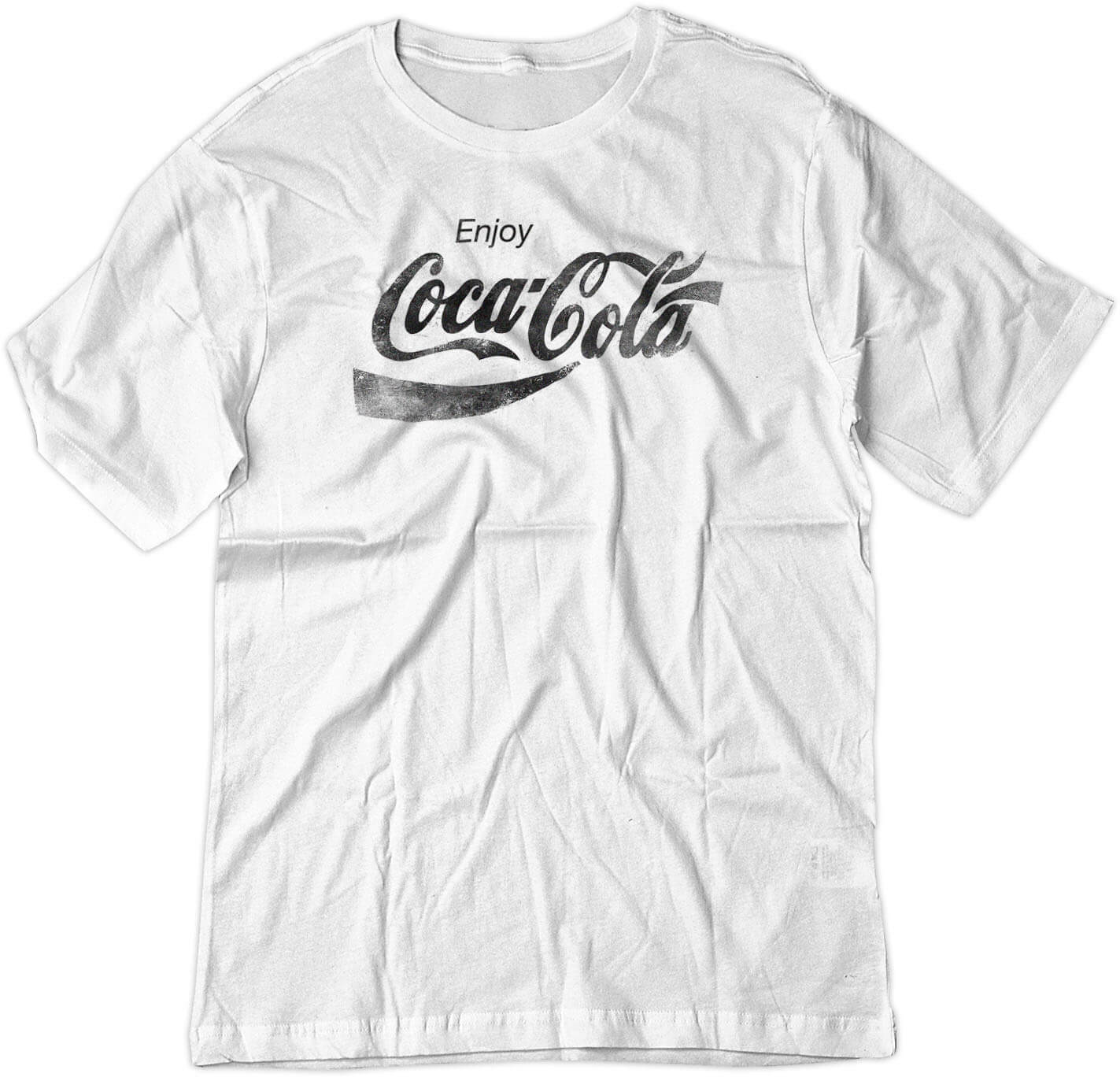 BSW Youth Enjoy Cola Pop Soda Drink Vintage Logo Shirt - Picture 17 of 17