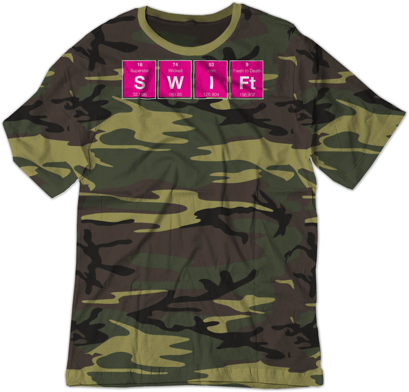 BSW Youth Swift Periodic Table Superstar Music Fan Shirt - Picture 2 of 17