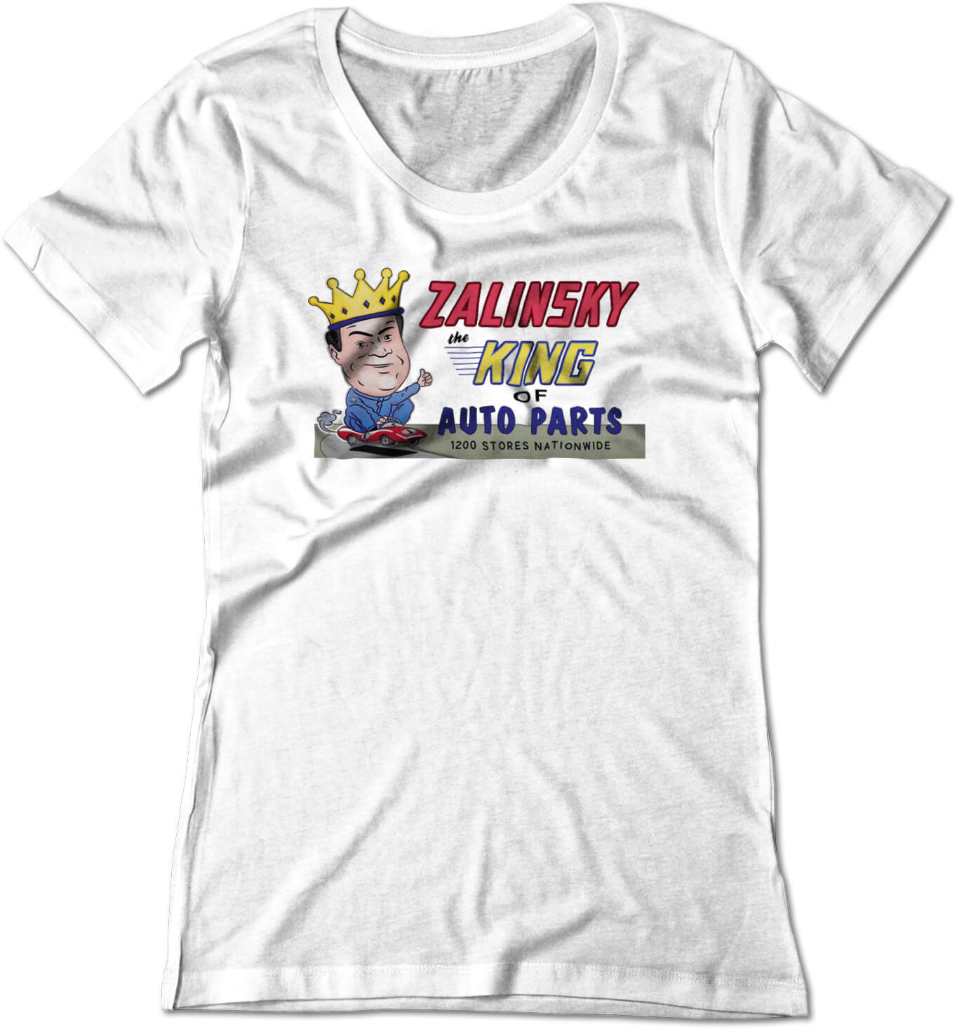 BSW Women's Zalinsky Auto Parts Tommy Boy Movie Shirt